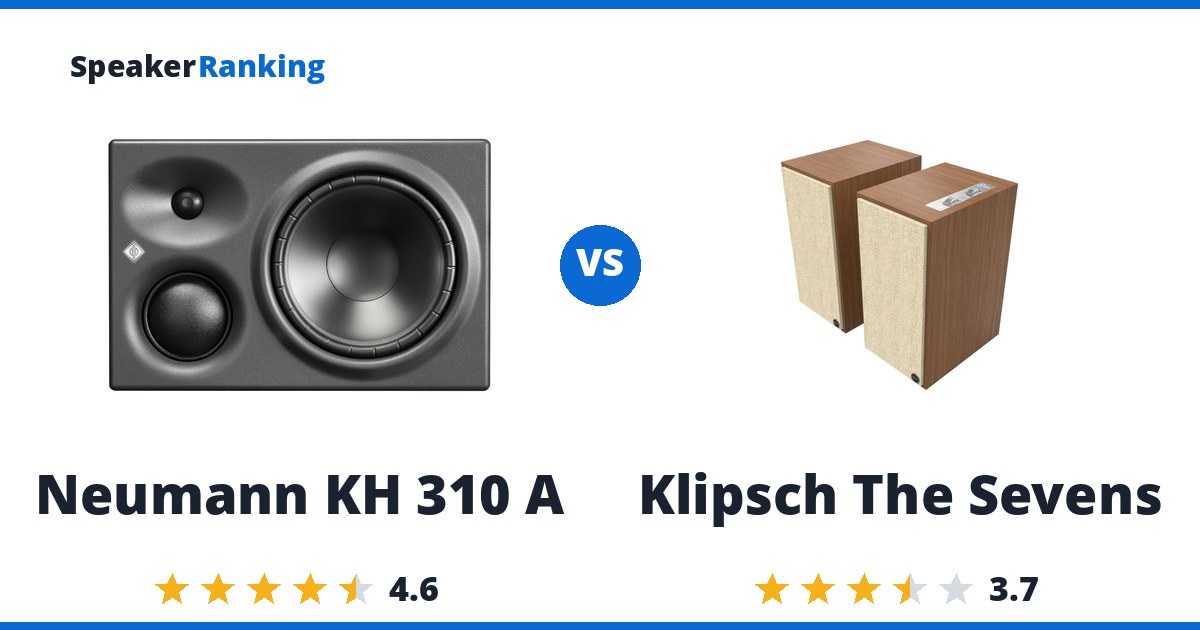 Neumann KH 310 A vs Klipsch The Sevens