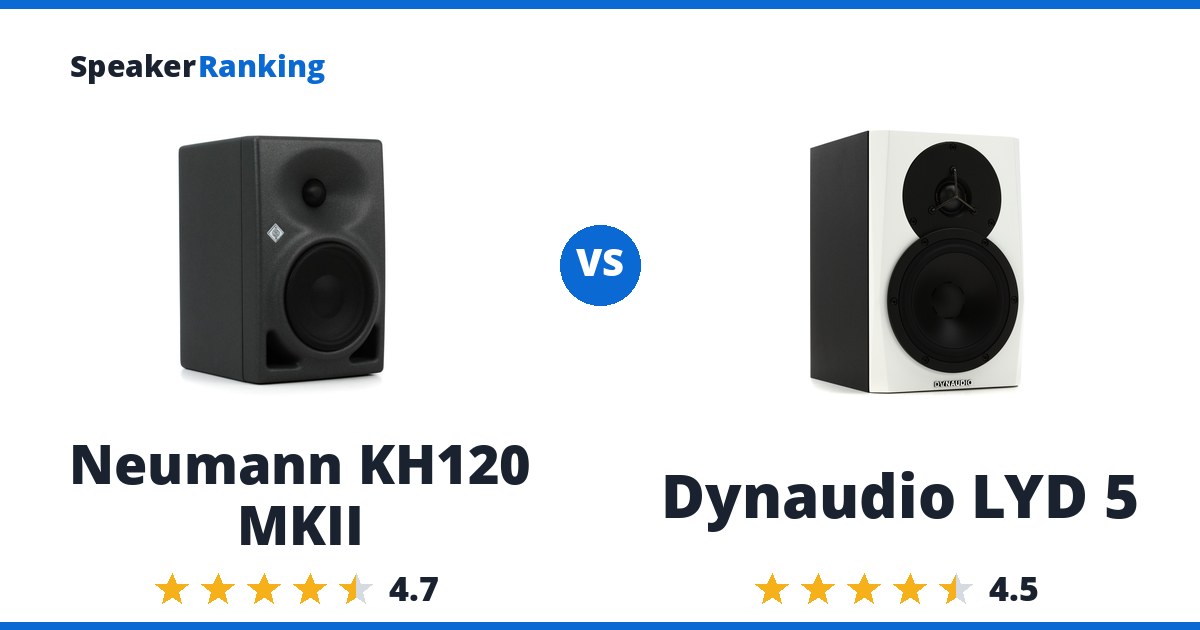 Neumann KH120 MKII vs Dynaudio LYD 5