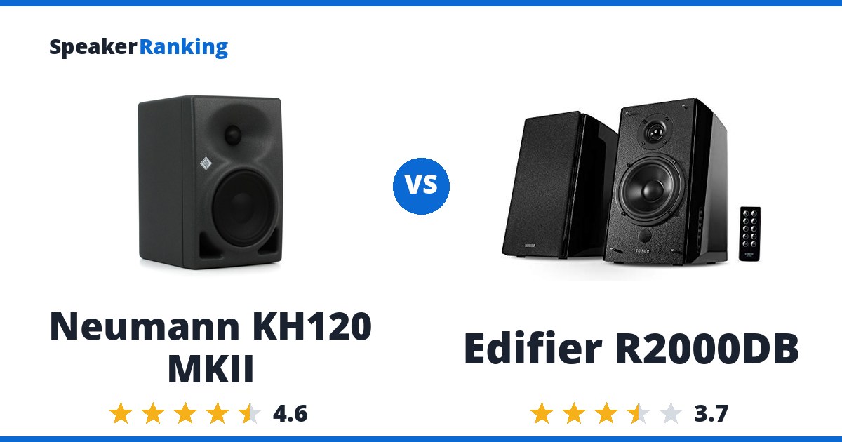 Neumann KH120 MKII vs Edifier R2000DB