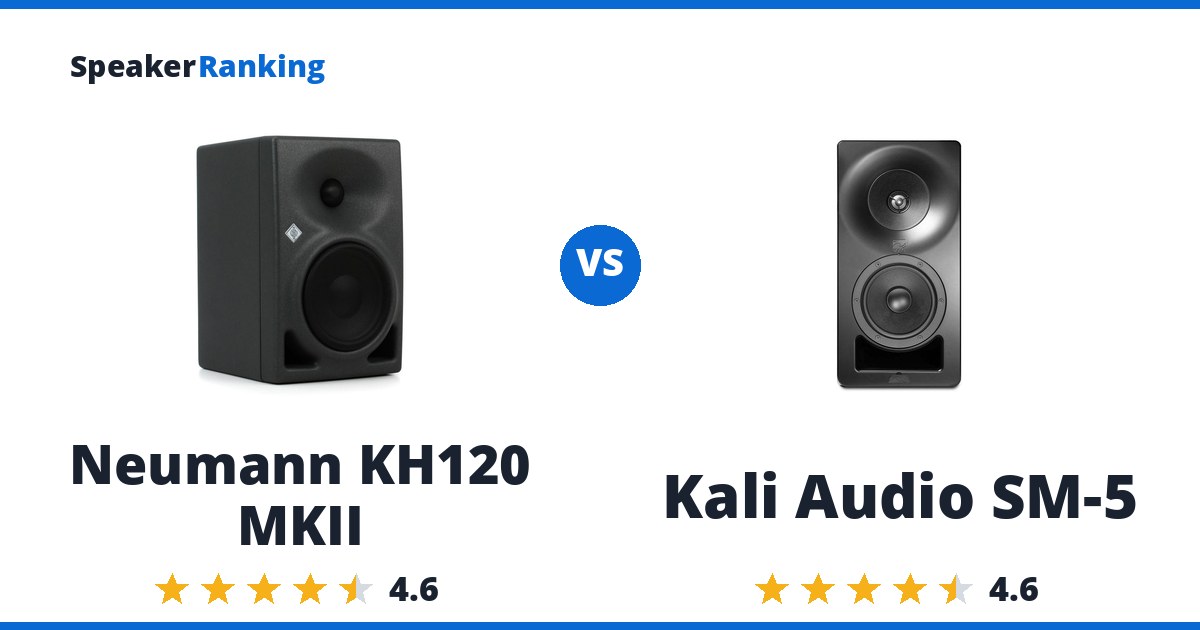 Neumann KH120 MKII vs Kali Audio SM-5