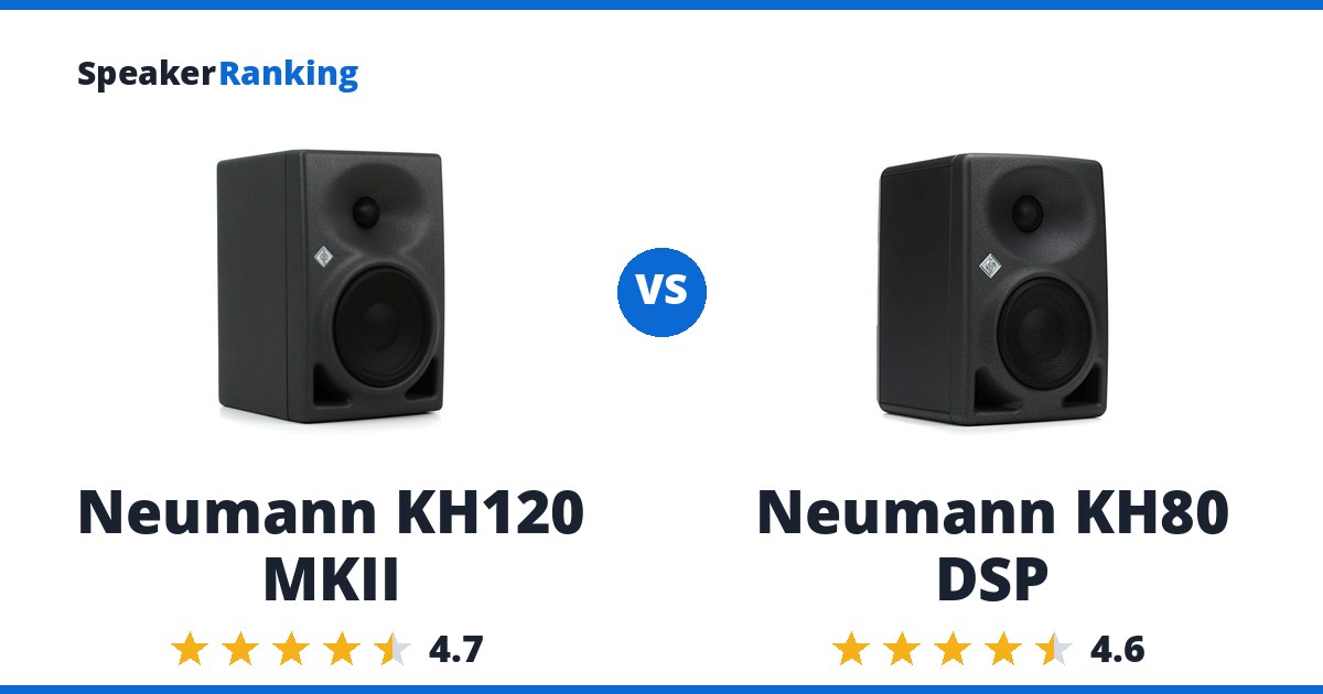 Neumann KH120 MKII vs Neumann KH80 DSP