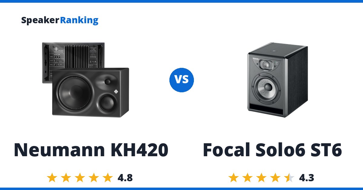 Neumann KH420 vs Focal Solo6 ST6