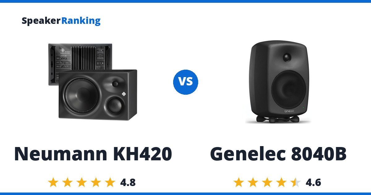 Neumann KH420 vs Genelec 8040B