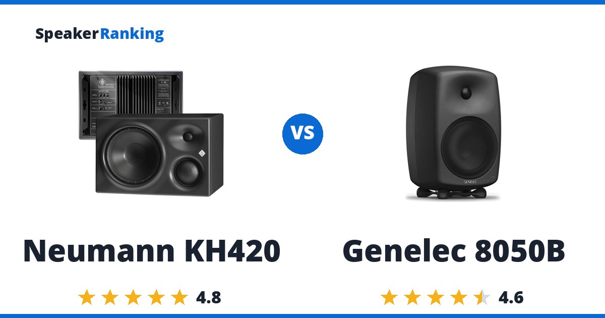 Neumann KH420 vs Genelec 8050B