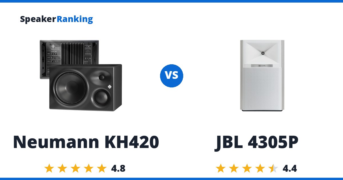 Neumann KH420 vs JBL 4305P
