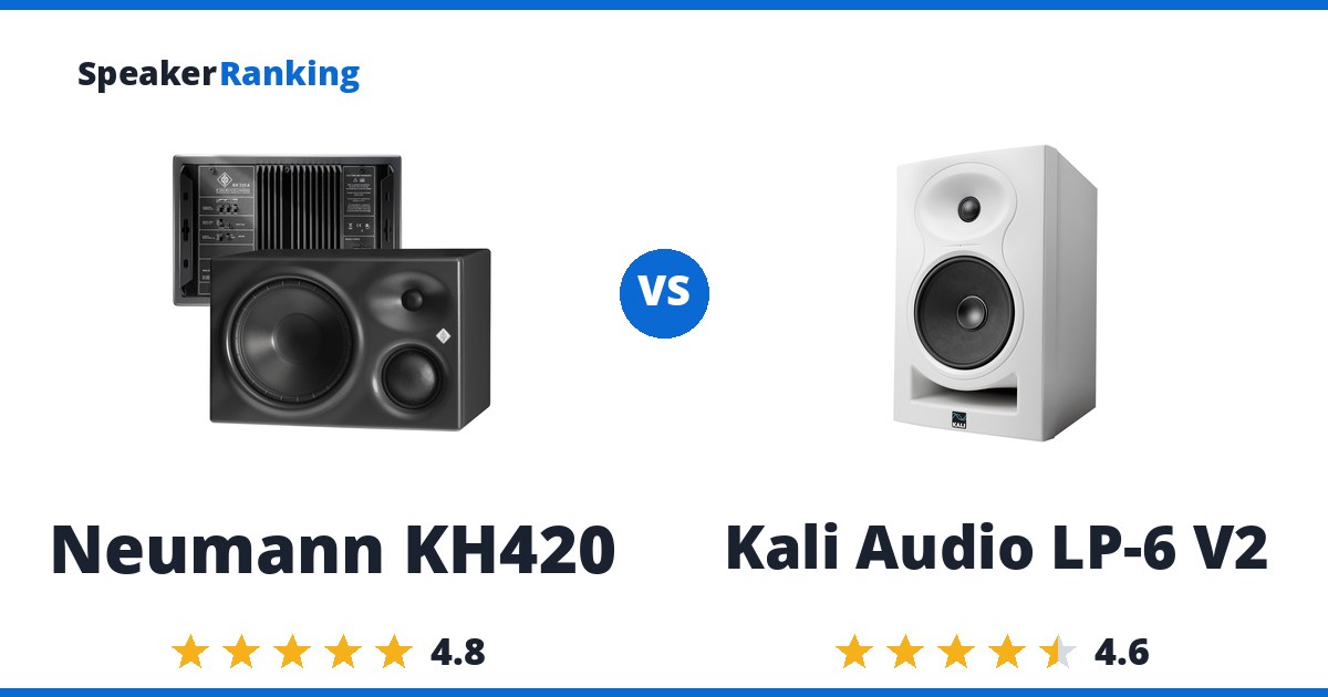 Neumann KH420 vs Kali Audio LP-6 V2