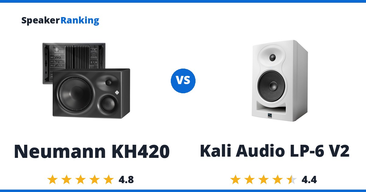 Neumann KH420 vs Kali Audio LP-6 V2