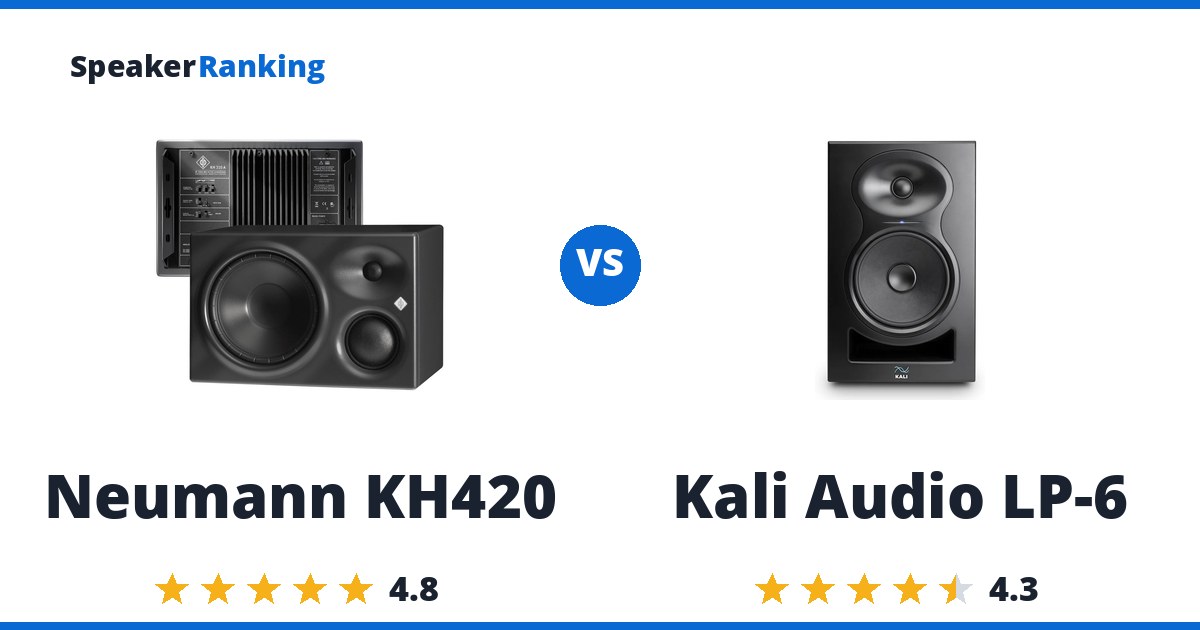 Neumann KH420 vs Kali Audio LP-6