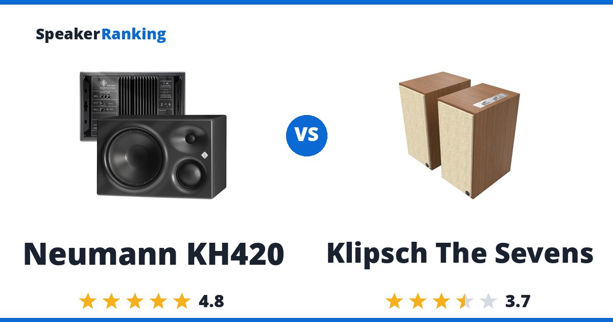 Neumann KH420 vs Klipsch The Sevens