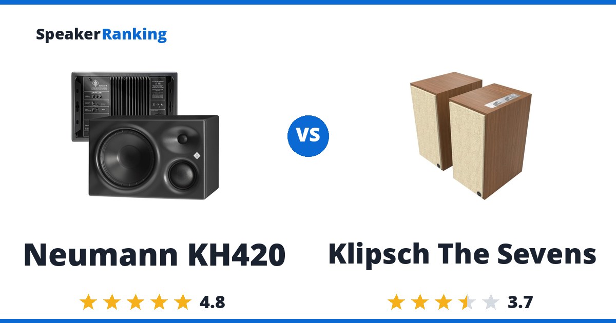 Neumann KH420 vs Klipsch The Sevens