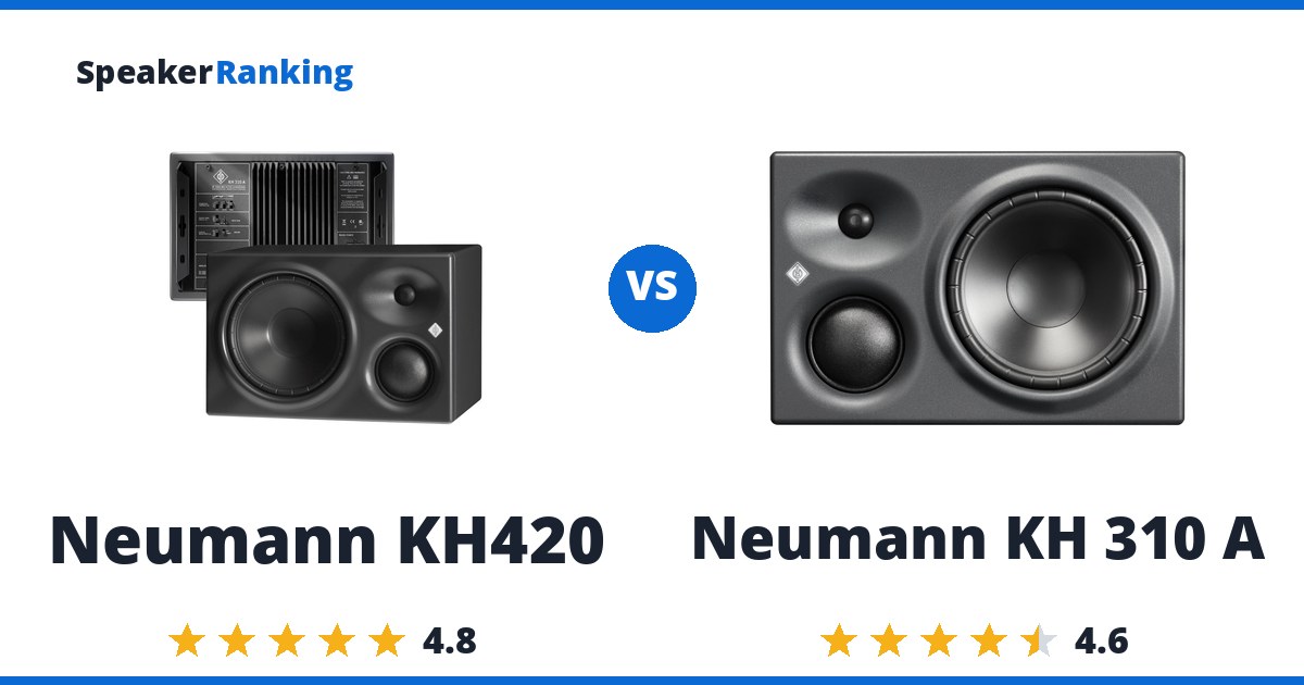 Neumann KH420 vs Neumann KH 310 A