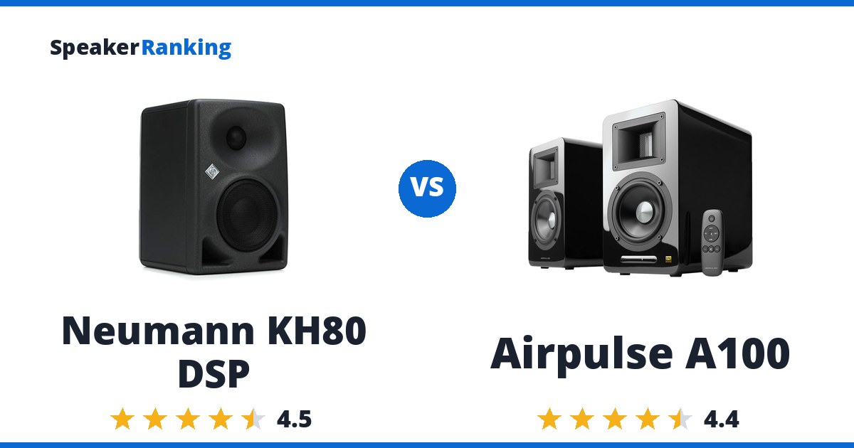 Neumann KH80 DSP vs Airpulse A100