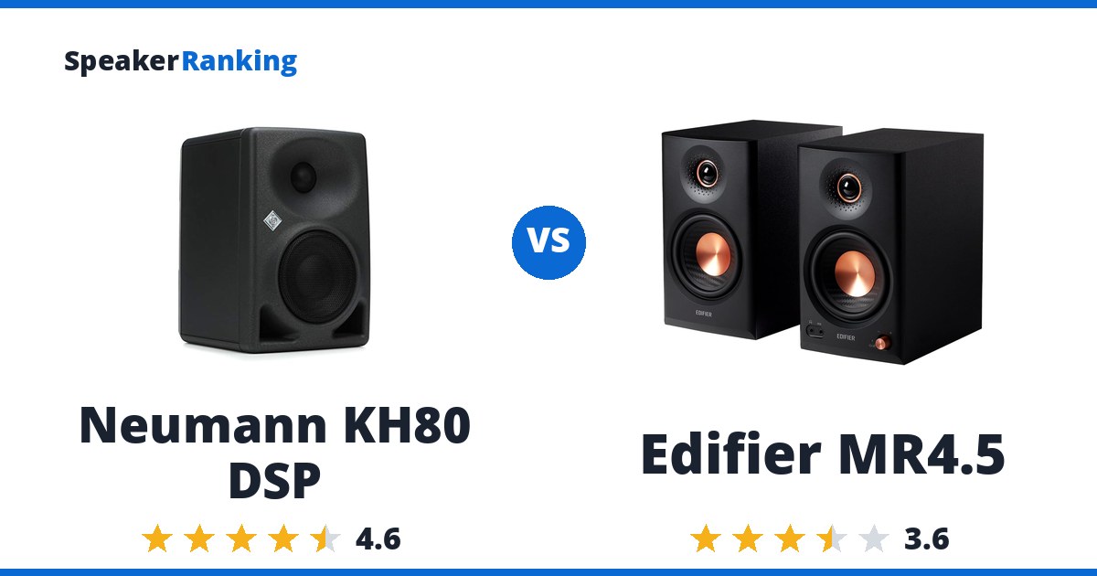 Neumann KH80 DSP vs Edifier MR4.5