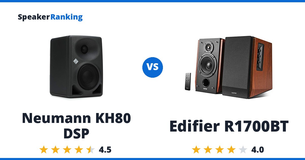 Neumann KH80 DSP vs Edifier R1700BT