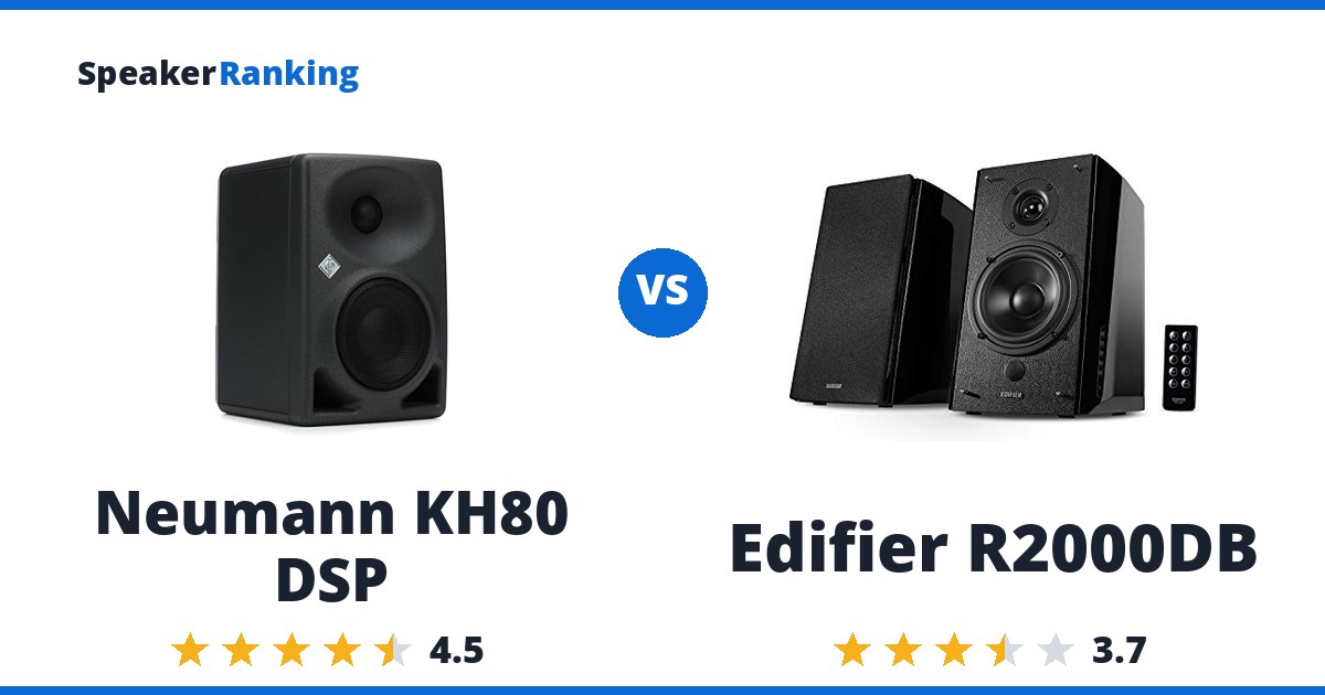 Neumann KH80 DSP vs Edifier R2000DB