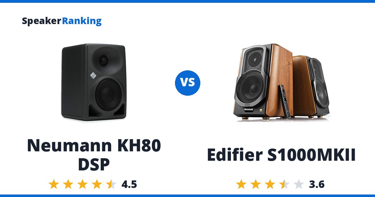 Neumann KH80 DSP vs Edifier S1000MKII