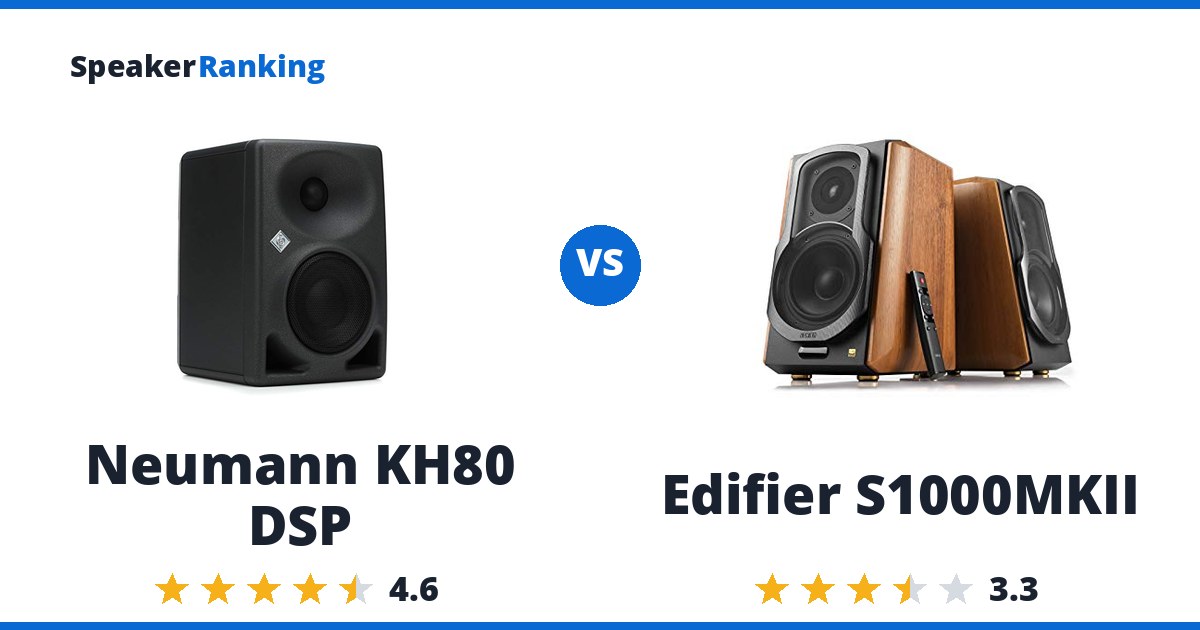 Neumann KH80 DSP vs Edifier S1000MKII
