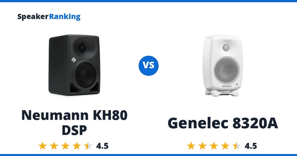 Neumann KH80 DSP vs Genelec 8320A