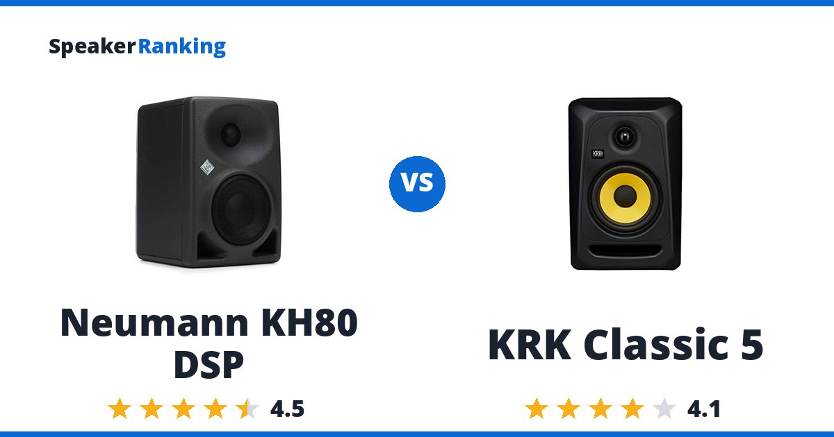 Neumann KH80 DSP vs KRK Classic 5