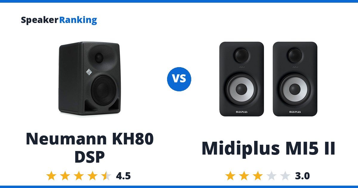 Neumann KH80 DSP vs Midiplus MI5 II