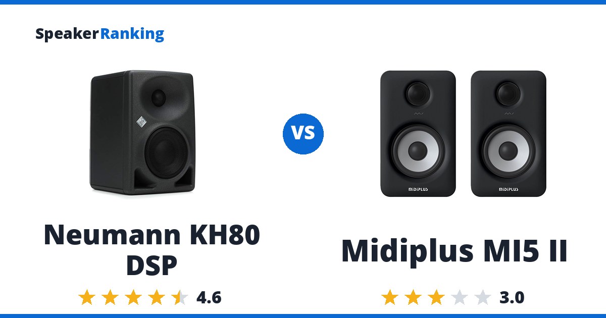 Neumann KH80 DSP vs Midiplus MI5 II