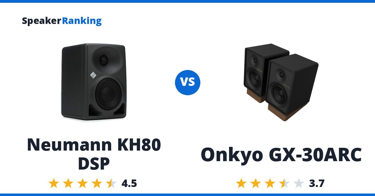 Neumann KH80 DSP vs Onkyo GX-30ARC