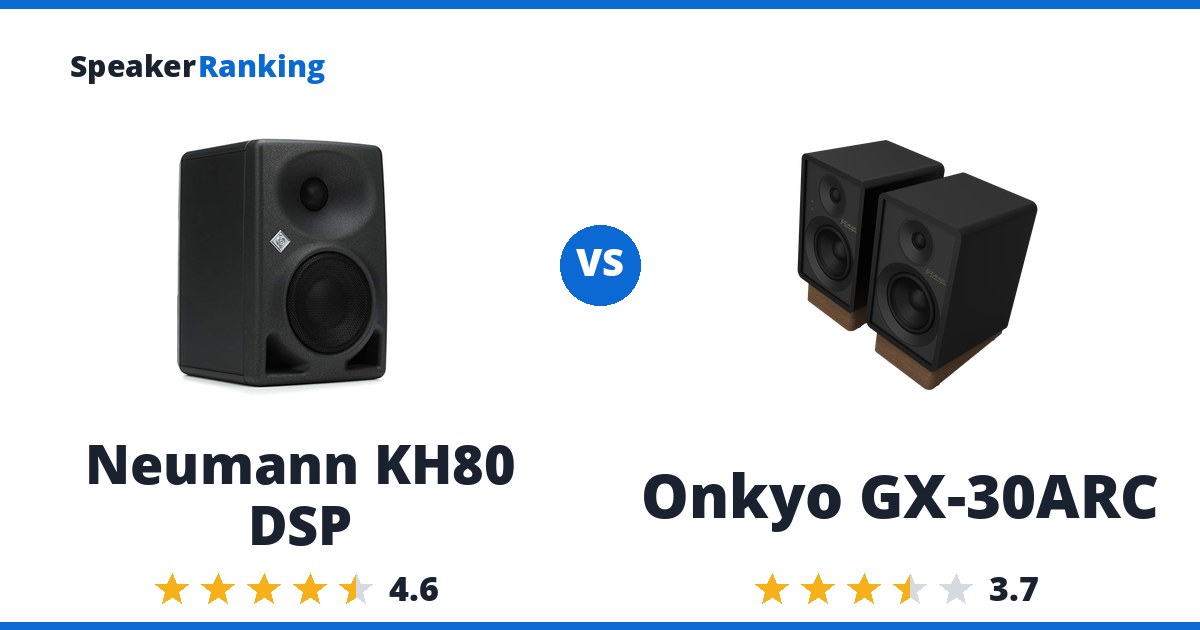 Neumann KH80 DSP vs Onkyo GX-30ARC