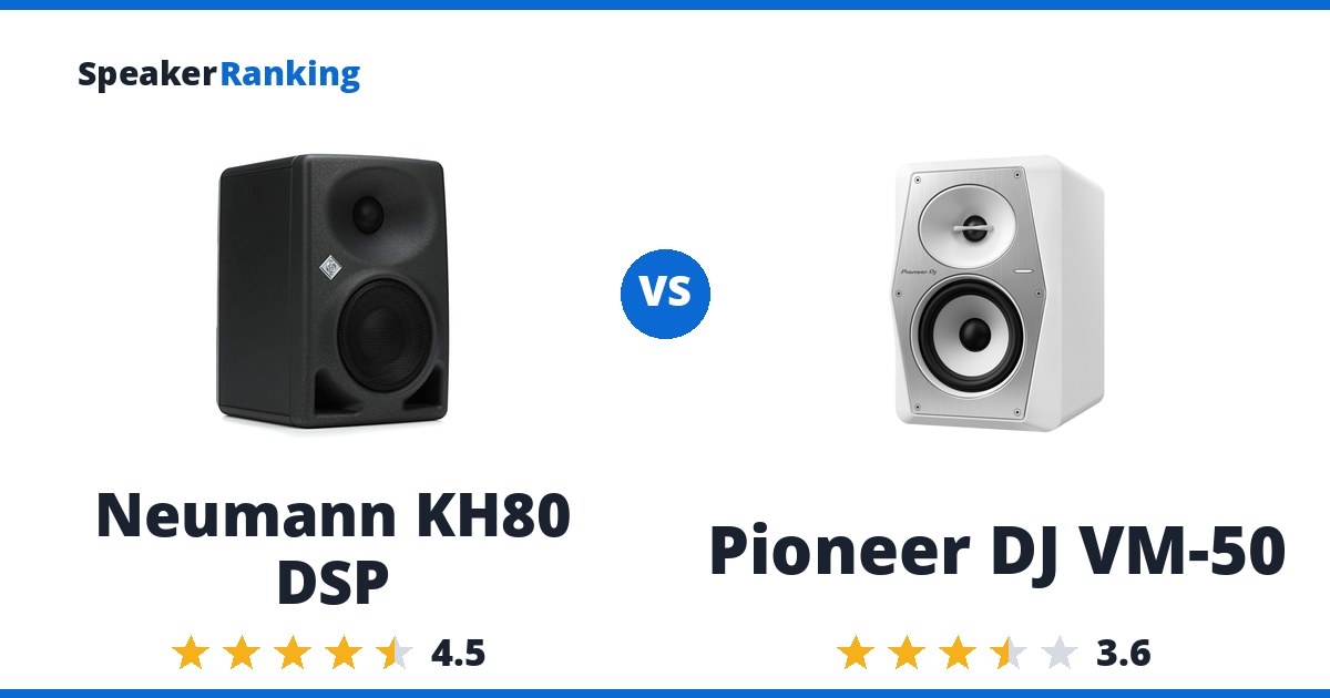 Neumann KH80 DSP vs Pioneer DJ VM-50