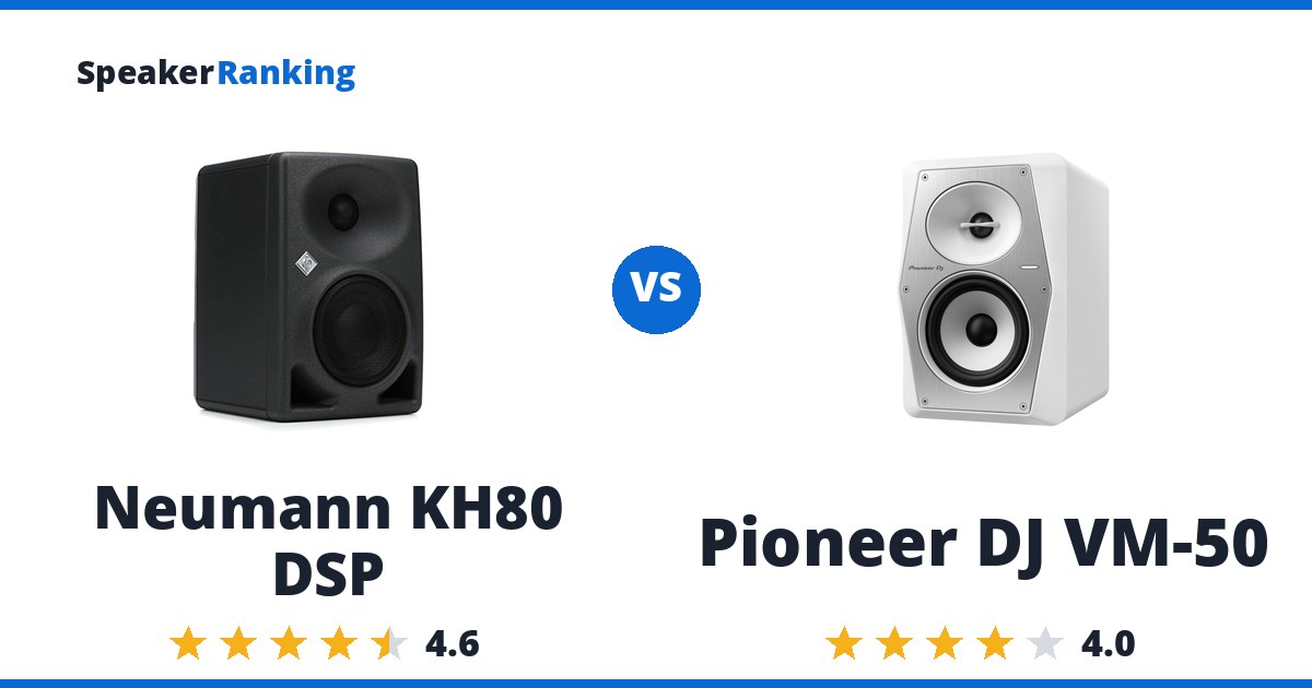 Neumann KH80 DSP vs Pioneer DJ VM-50