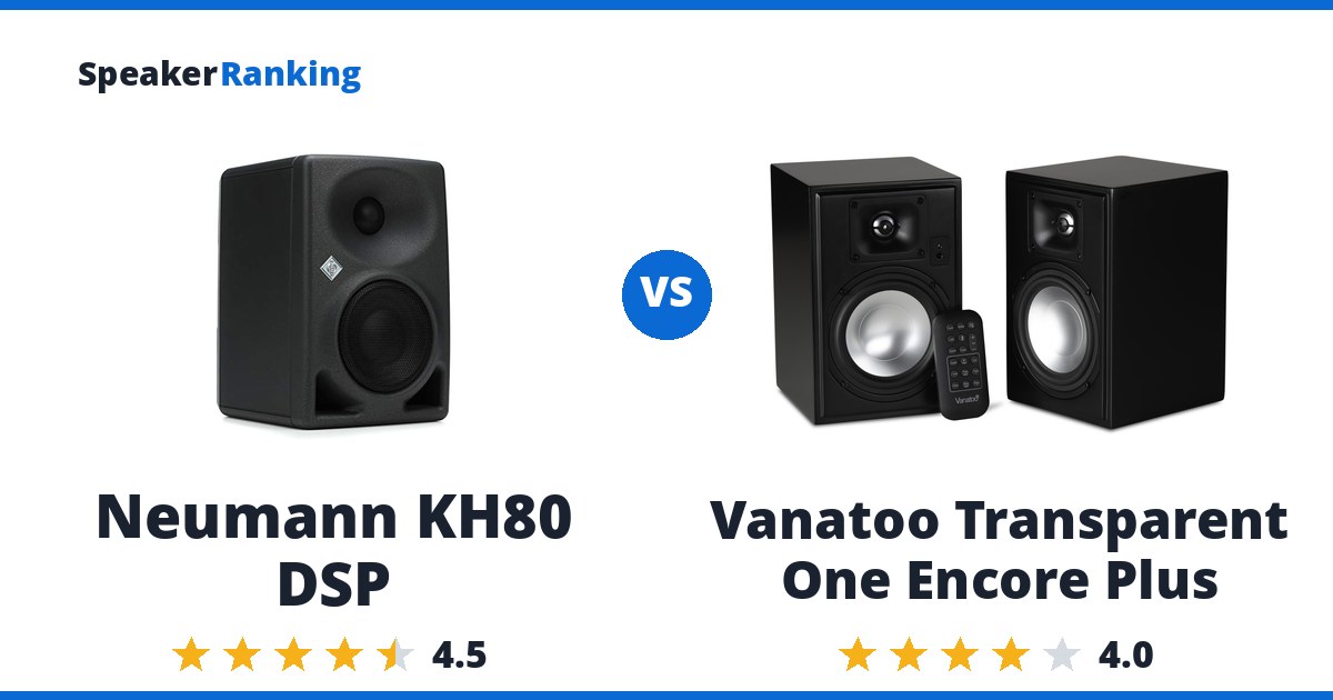 Neumann KH80 DSP vs Vanatoo Transparent One Encore Plus