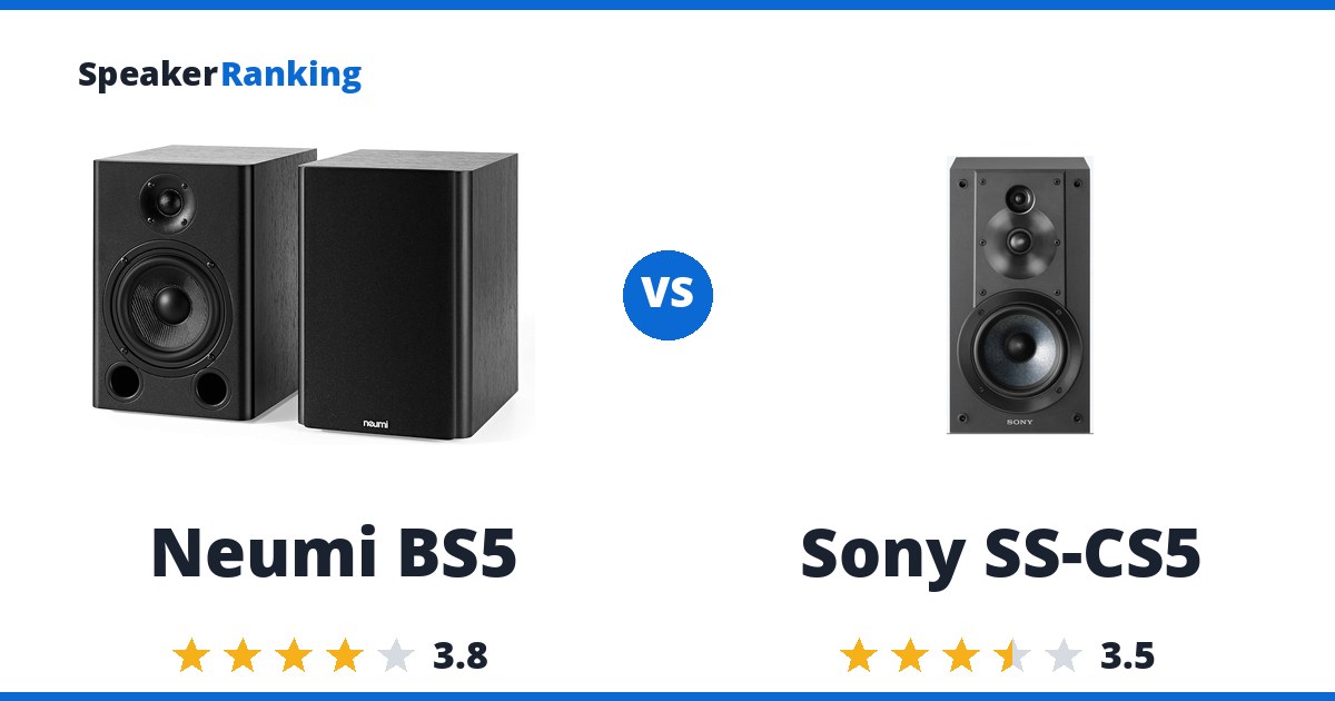 Neumi BS5 vs Sony SS-CS5