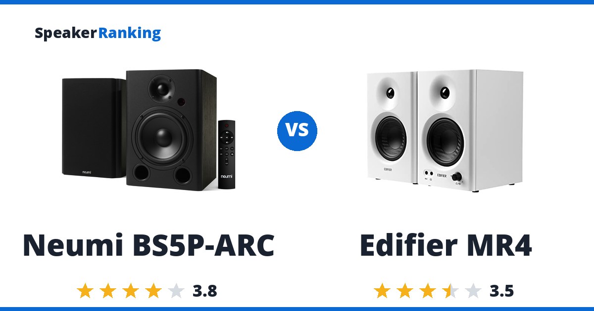 Neumi BS5P-ARC vs Edifier MR4