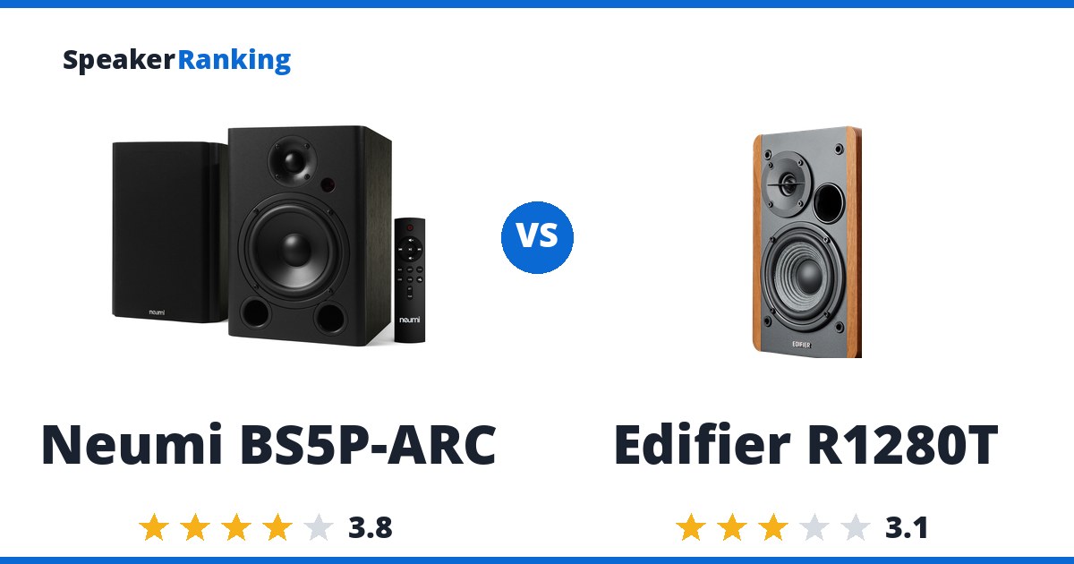 Neumi BS5P-ARC vs Edifier R1280T