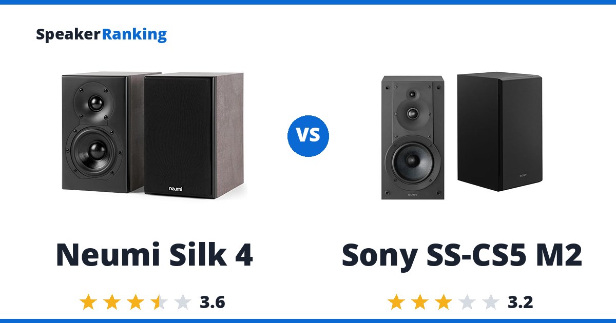 Neumi Silk 4 vs Sony SS-CS5 M2