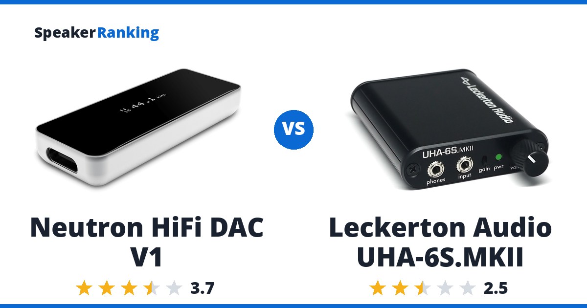 Neutron HiFi DAC V1 vs Leckerton Audio UHA-6S.MKII
