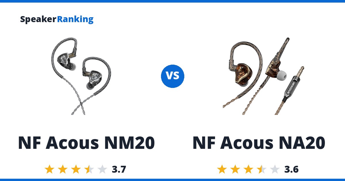 NF Acous NM20 vs NF Acous NA20