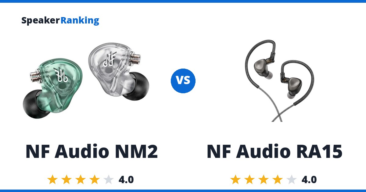 NF Audio NM2 vs NF Audio RA15
