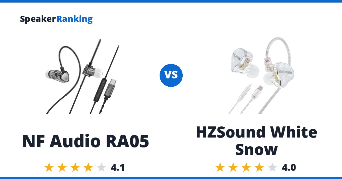 NF Audio RA05 vs HZSound White Snow