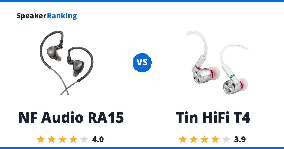NF Audio RA15 vs Tin HiFi T4