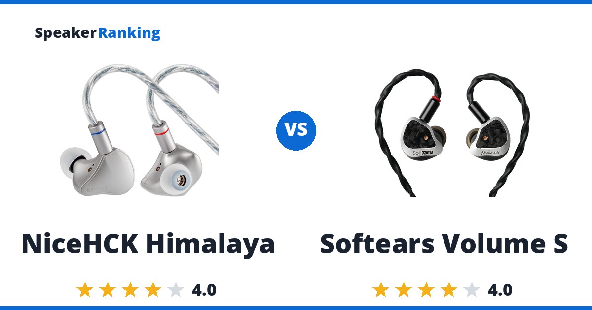 NiceHCK Himalaya vs Softears Volume S