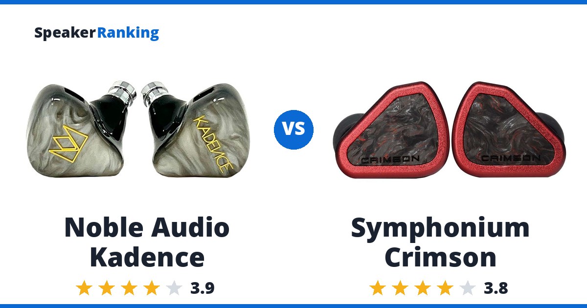 Noble Audio Kadence vs Symphonium Crimson