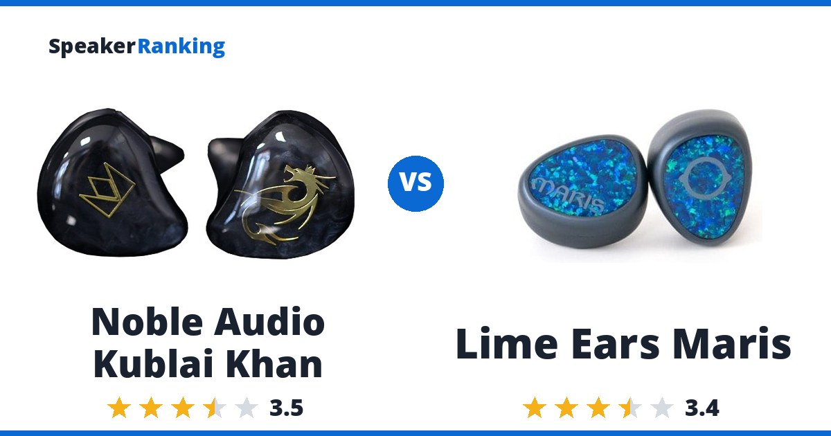 Noble Audio Kublai Khan vs Lime Ears Maris