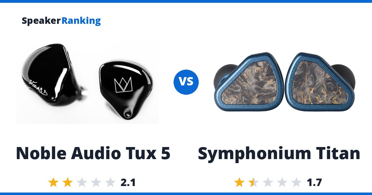 Noble Audio Tux 5 vs Symphonium Titan