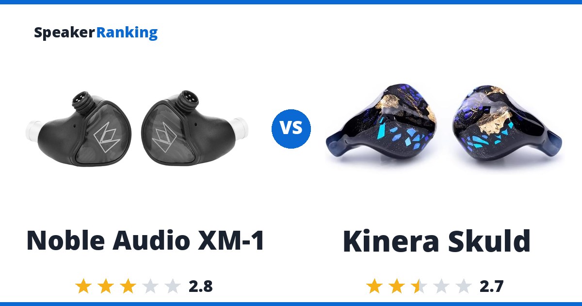 Noble Audio XM-1 vs Kinera Skuld