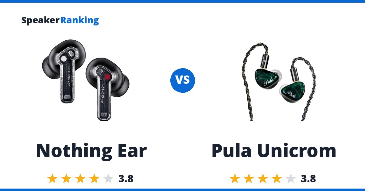 Nothing Ear vs Pula Unicrom