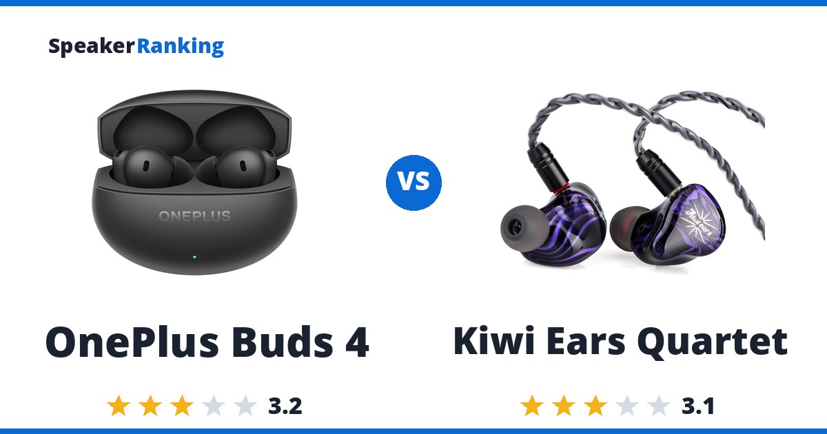 OnePlus Buds 4 vs Kiwi Ears Quartet