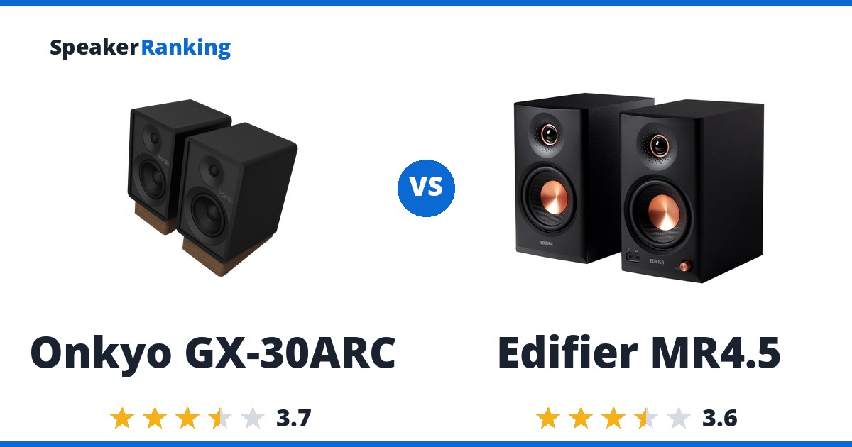 Onkyo GX-30ARC vs Edifier MR4.5