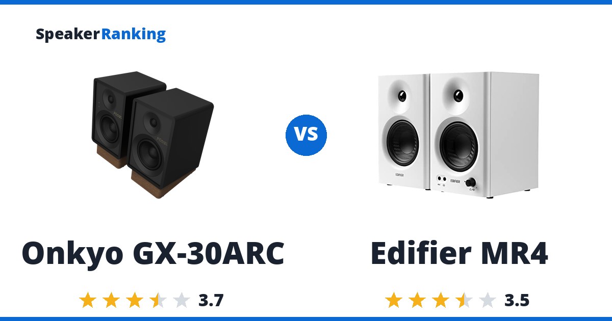 Onkyo GX-30ARC vs Edifier MR4