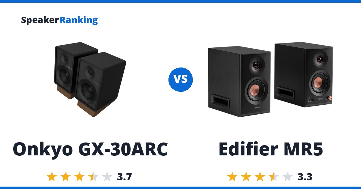Onkyo GX-30ARC vs Edifier MR5