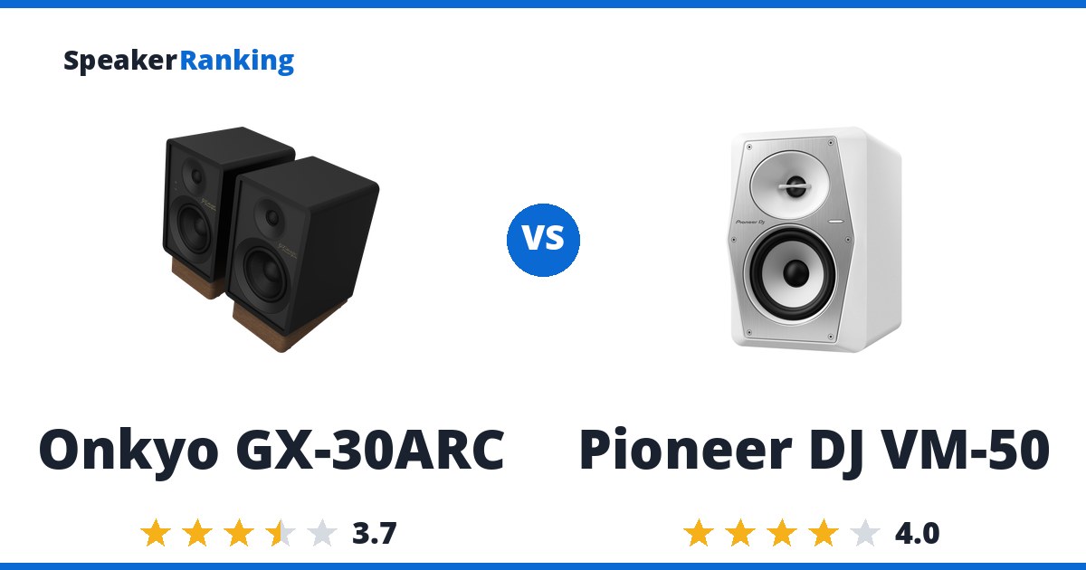 Onkyo GX-30ARC vs Pioneer DJ VM-50